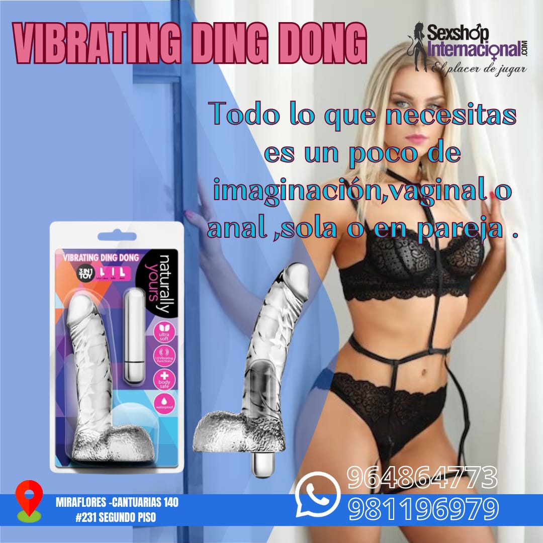 DILDO BALA VIBRADORA - DE SILICONA-NATURALLY YOURS -SEXSHOP LIMA 971890151
